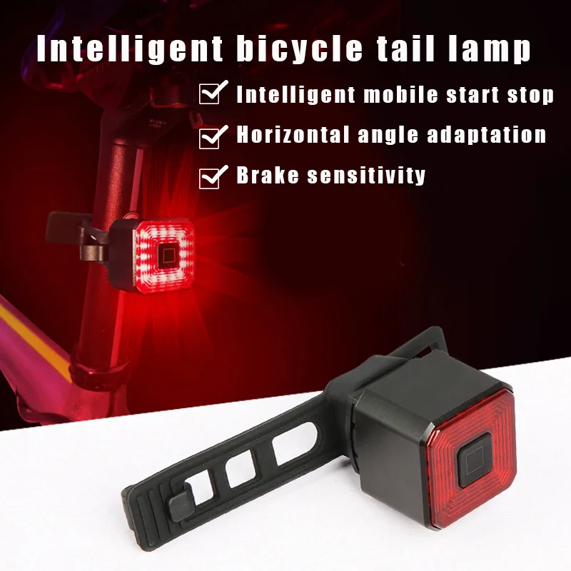 

Hot Bike Light 6 Mode USB Rechargeable LED Cycling Bicycle Bicycle Warning Front Rear Tail Light Lights for Bike N66