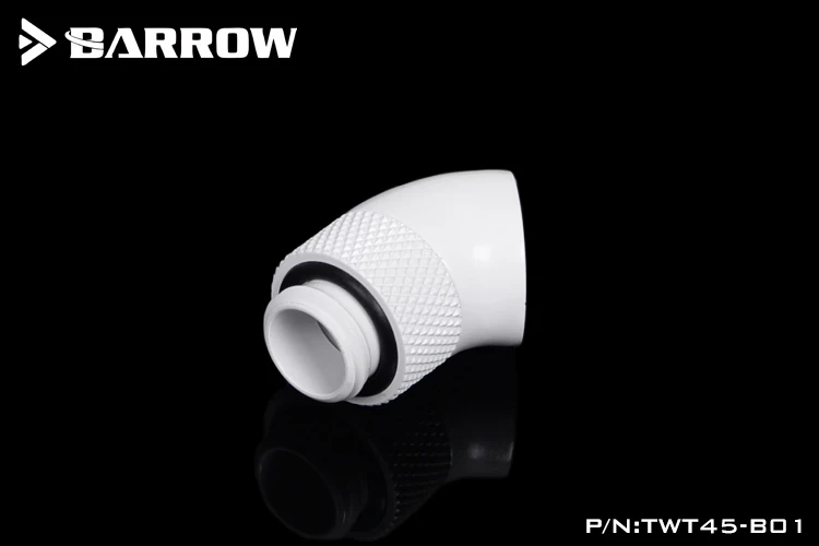 Адаптер Barrow TWT45-B01 для водяного охлаждения резьба G1 / 4 дюйма поворот на 45 градусов