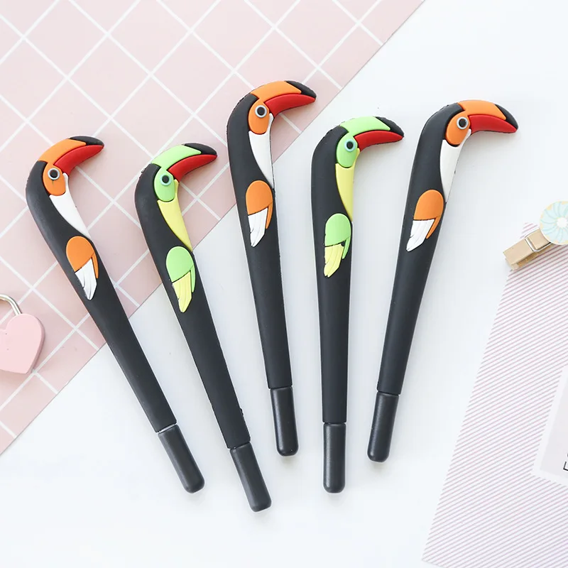 40 шт./лот Милая мультяшная ручка toucan студенты писать домашнюю задачу