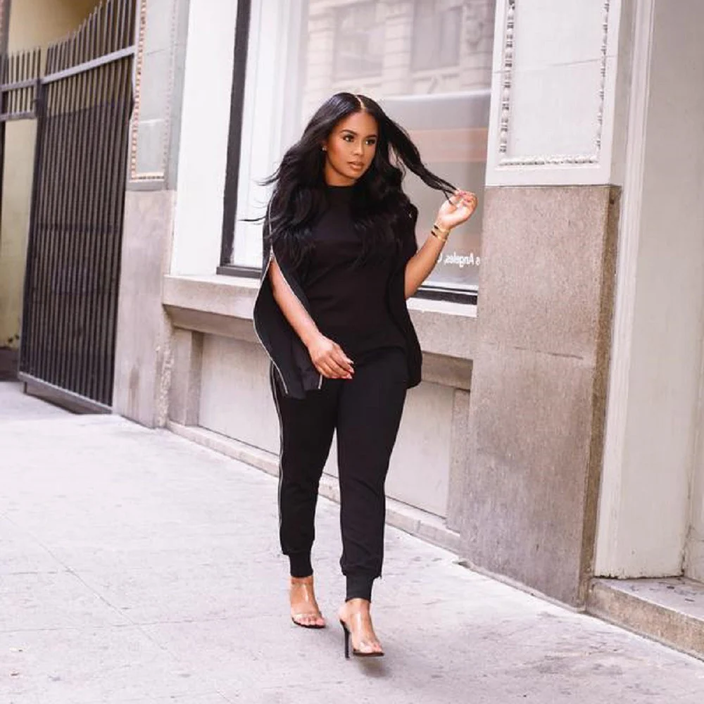 Комплект из двух предметов Топ с длинным рукавом спортивный костюм для бега