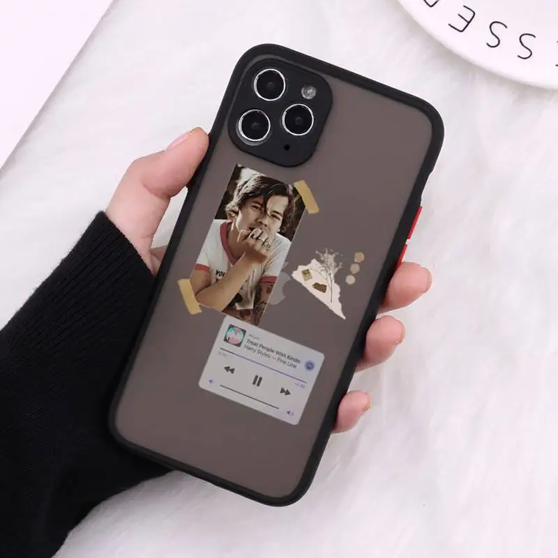 

harry styles Phone Case Matte For iPhone 12 Mini 11 Pro XR XS Max 7 8 Plus X Hard PC Back Cover