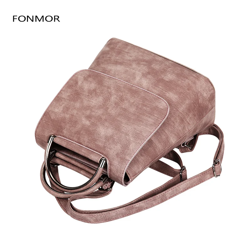 Женский многофункциональный рюкзак из искусственной кожи женские сумки через