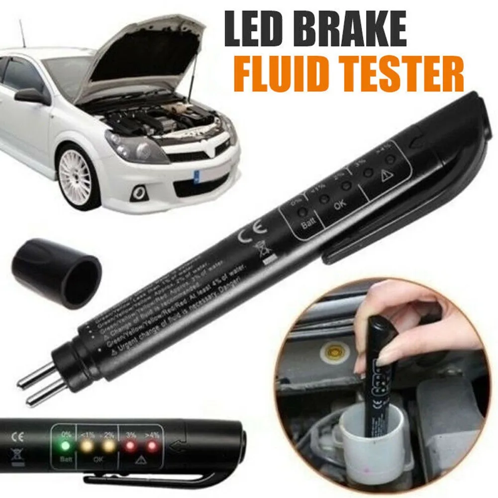 

Car Brake Fluid Oil Tester Pen 5 Led Indicator Auto Testing Tools Kit Brake Fluid Tester Car Accessories