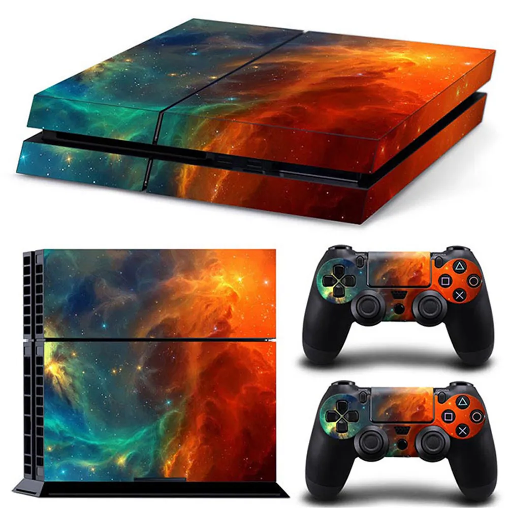Виниловая наклейка для консоли Sony Playstation 4 и 2 контроллера|Наклейки| |