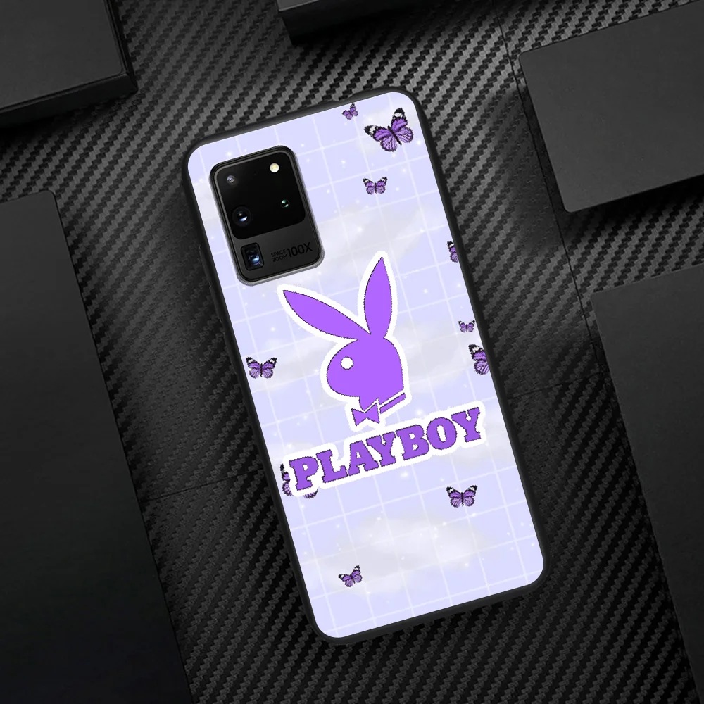 

Fashion Rabbit Brand Playboi Phone Case Cover Hull For Samsung Galaxy S 6 7 8 9 10 e 20 Edge Note 8 9 10 Plus black Etui Soft