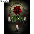 SenyuArt 5d алмазная картина с изображением Ловца снов Набор для вышивания крестиком полная квадратная дрель роза цветок картина стразы ремесла домашнего декора