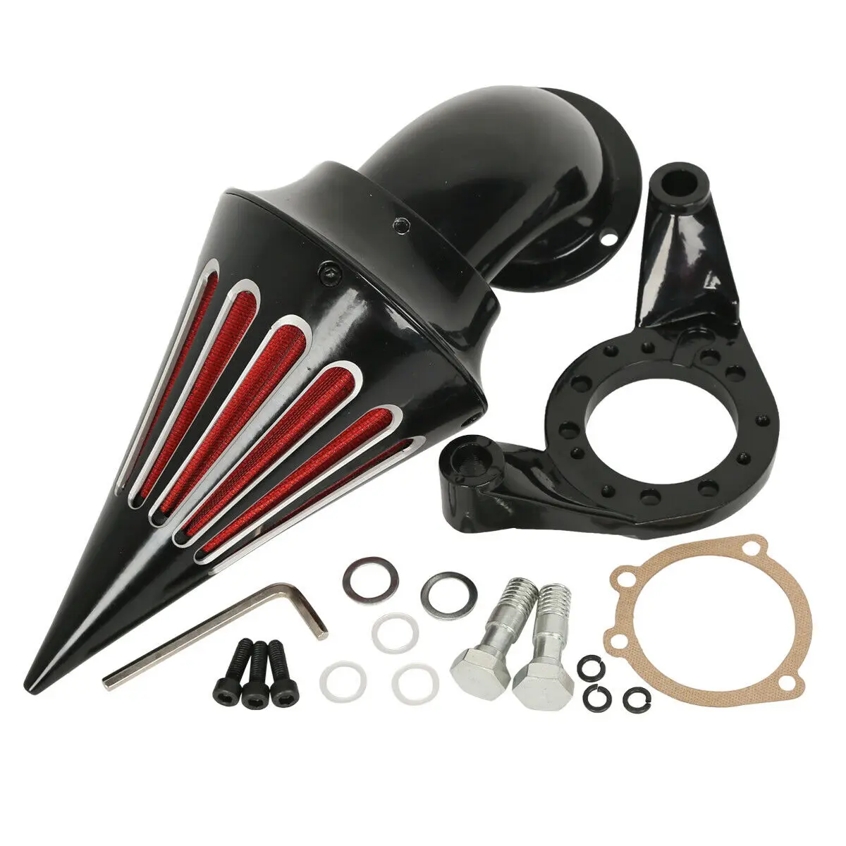 

Motorcycle Spike Air Cleaner Kit Intake Filter For Harley CV Carburetor Delphi V-Twin