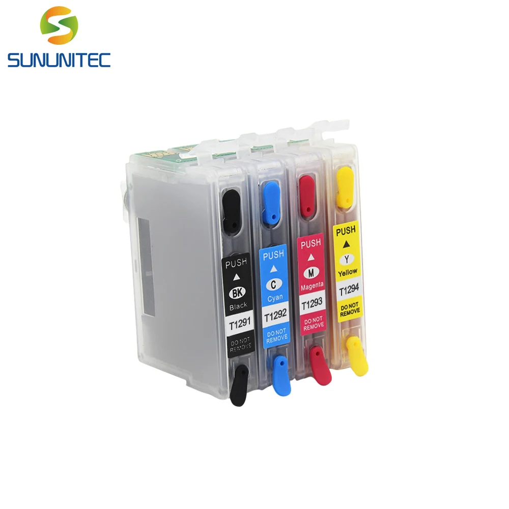 T1291 T1292 T1293 T1294 пополняемый картридж для чернил Epson BX305 BX320 BX525 BX625 BX630 BX925 SX235 SX420 SX425 SX525