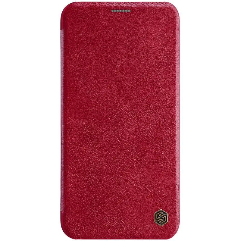 Red Для iphone 11 11 Pro Max чехол NILLKIN Флип кожаный чехол слот для карт задняя крышка для iphone XS Max XR X 8 7 6 6S Plus 5s SE чехол - Цвет: Red
