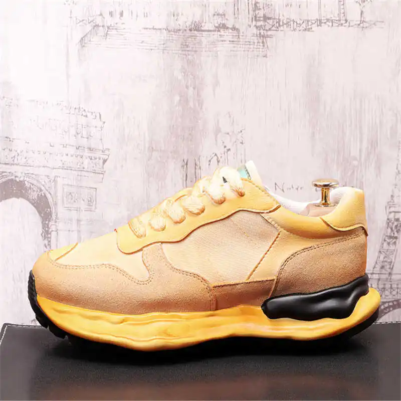 Harga Sepatu Kasual Pria Bersirkulasi Musim Semi Sepatu Sneakers Berkualitas Tinggi Sepatu Platform Bawah Tebal Hip Hop Sepatu Tenis Sepatu Pria