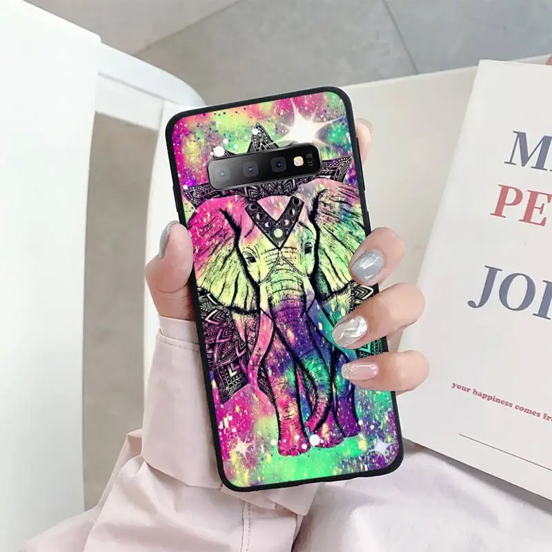 Чехол для телефона Totem Elephant Aztec с индийским цветком Samsung galaxy A S note 10 12 20 32 40 50 51 52 70 71 72