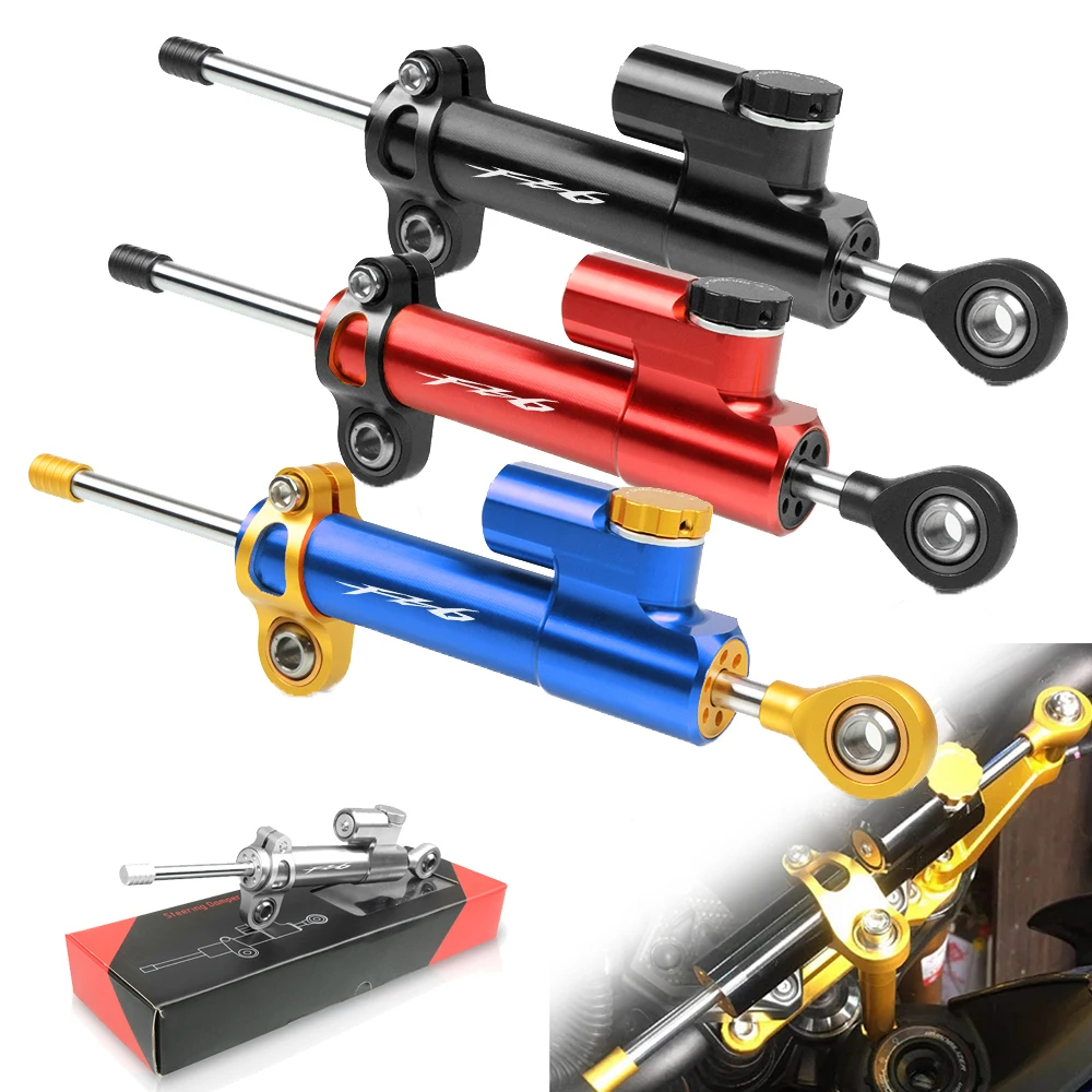 Универсальный Регулируемый стабилизатор рулевого демпфера с ЧПУ для YAMAHA FZ6 FAZER