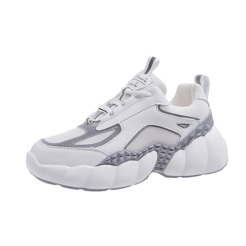 

Spring Winter Platform Sneakers Women Female Thick Bottom Casual Shoes Vulcanized Sneakers Women Fashion Black Chunky Sneakers