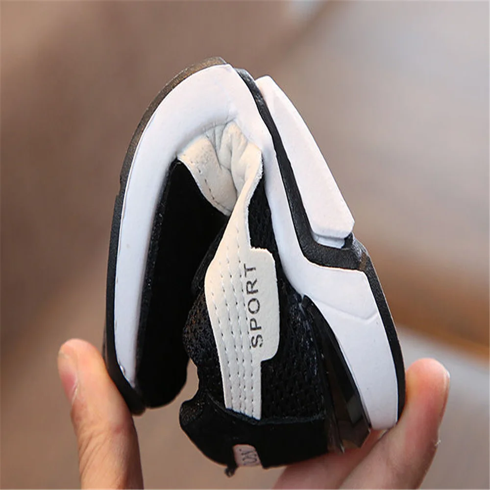 Кроссовки детские дышащие на плоской подошве для мальчиков и девочек | Детская