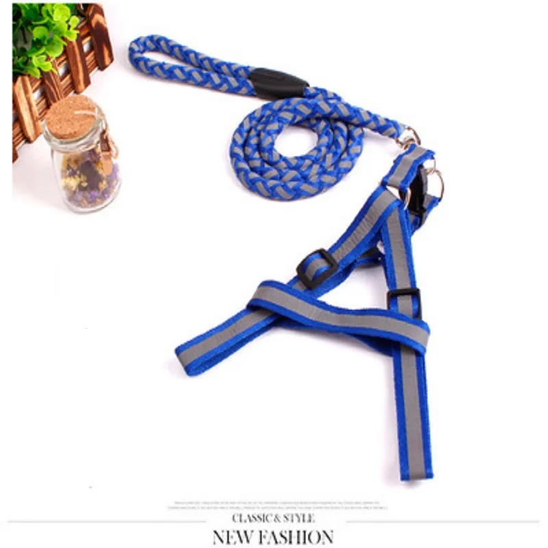 Новый Светоотражающие собаки ошейники для собак нейлоновый поводок мелких