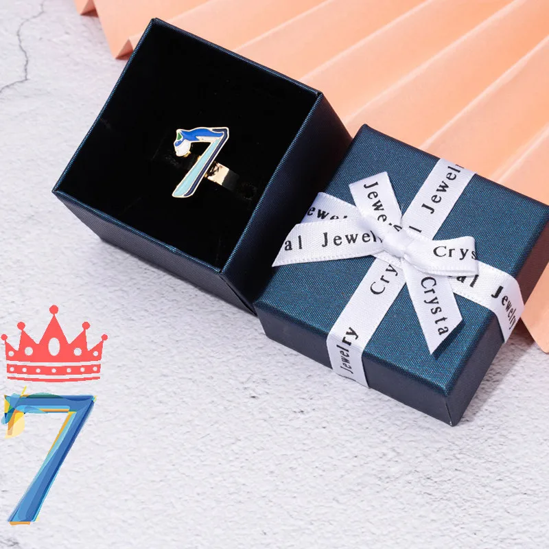 

1 Pcs Kpop Bangtan Boys Map of the Soul 7 Ring Fashion Group Open Adjustable Charm Finger Ring Jewelry Personality