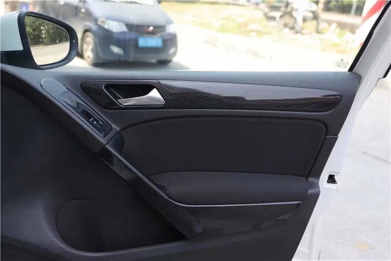 1 лот автомобильные наклейки ABS черное углеродное волокно внутри декоративный