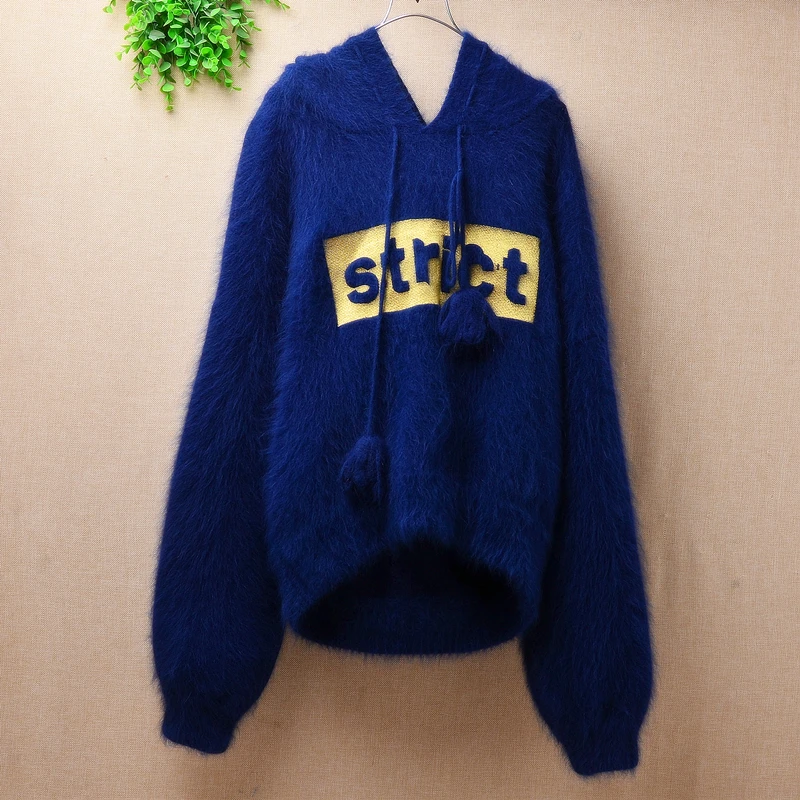 Женская толстая теплая зимняя короткая стильная толстовка с милой буквенной