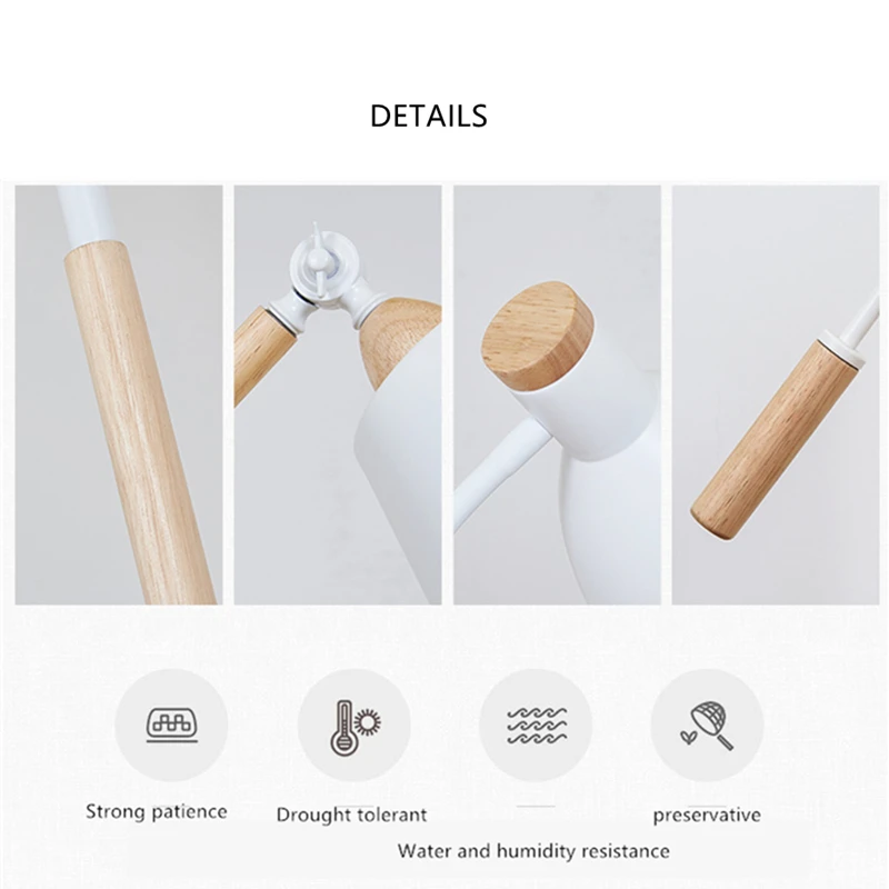 Скандинавские деревянные напольные лампы высокий светильник в стиле арт-деко