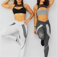 2 styles women spot printing outdoor sporting high waist leggings new style sportswear elastic force slim leggings for ladies