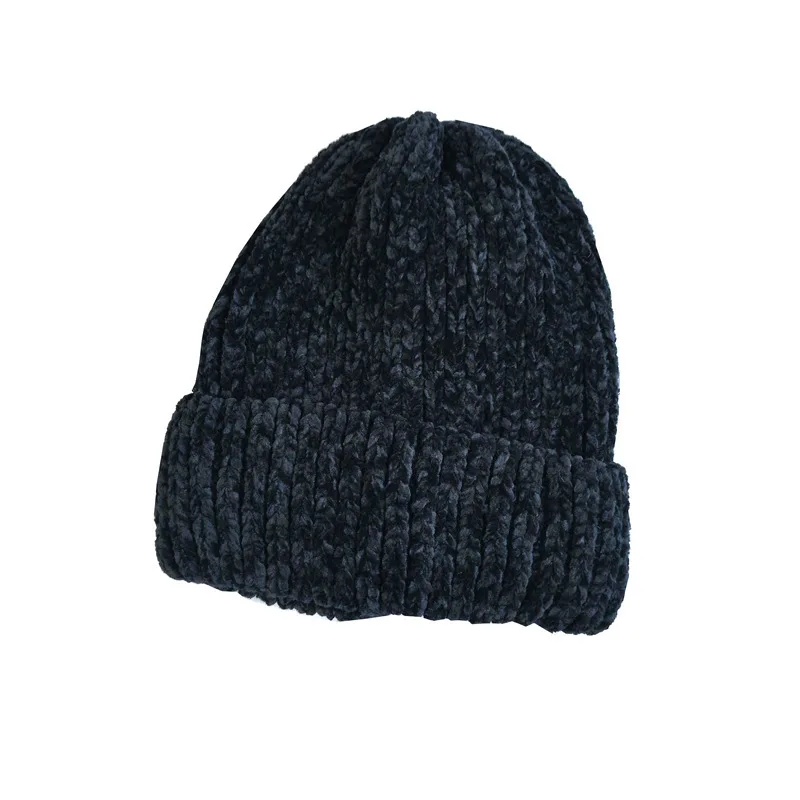 

Version Chaoqiu Winter Thickened Warm Hat Knitted Hat Leisure Pullover Hat Sombrero Mujer Gorros Hombre Winter Hats for Men