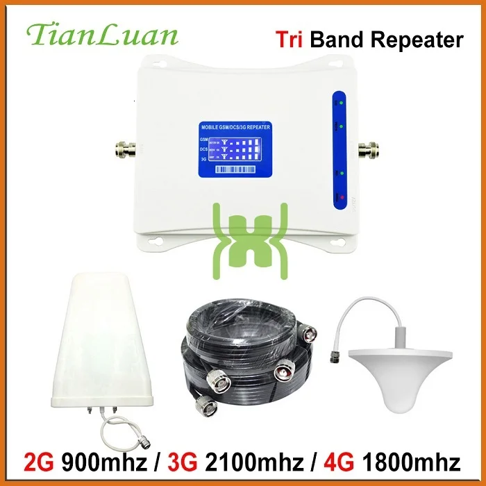 Tianluan Insane 2g 3g 4g ретранслятор сигнала усилитель три сети Syncretic Gsm Фиксированная