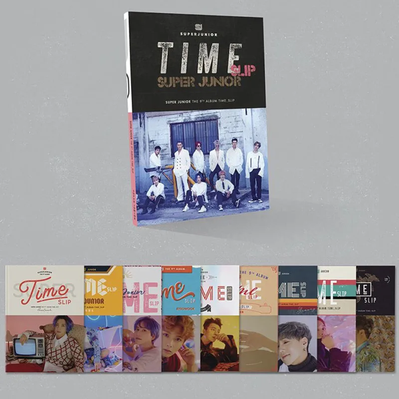 [MYKPOP] ~ 100% Официальный оригинал SJ SUPER JUNIOR 9 альбом: Time Slip коллекция фанатов KPOP-SA19102805 |