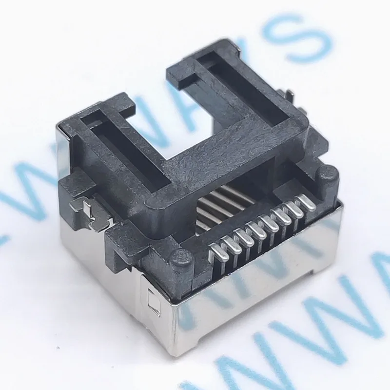 10 шт./лот SMT RJ45 Женский ноутбук сетевой разъем высокой 8,6 мм