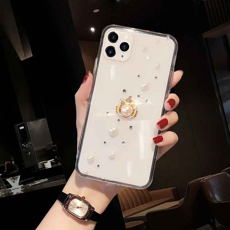 

Glitter Transparent Diamond Silicone Case For Motorola Moto G9 Play G 5G G8 G7 Power Lite G6 Play G5 G5S G4 Plus G3 Bling Cover