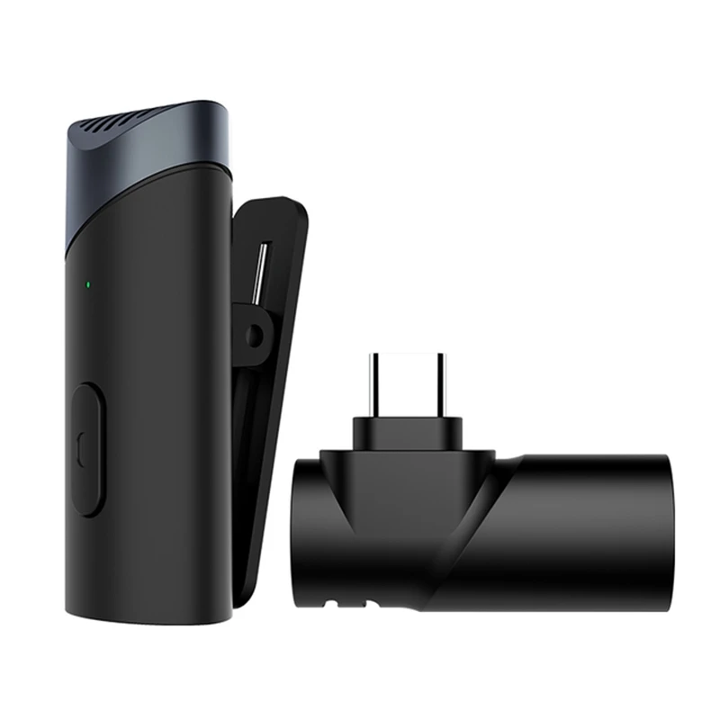 

New Wireless Lavalier Microphone Wearable Lapel Mic Plug and Play Outdoor Live Broadcast Recording Video Interview Livestreaming