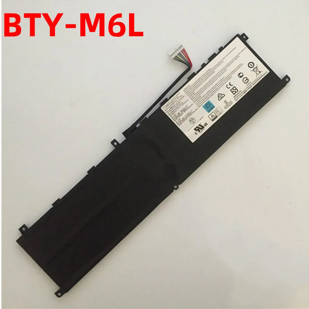 

15.2V 80.25WH Genuine BTY-M6L Laptop Battery For MSI GS65 8RF GS75 MS-16Q2 PS42 P65 P75 PS63