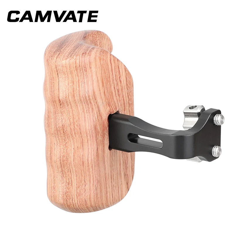 CAMVATE деревянная рукоятка с перевернутым 1/4 &quotрезьбовым соединением для камеры DSLR