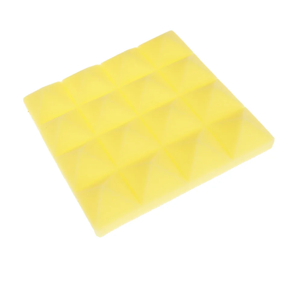 

Soundproofing Foam Studio Acoustic Sound Treatment Absorption Wedge Tile R06 Drop Ship for use on corner walls, corner ceilings