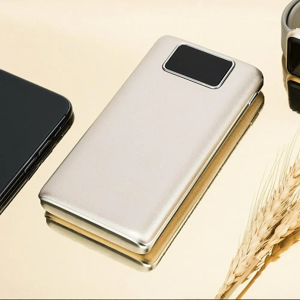 Внешний аккумулятор 100000 мАч портативное зарядное устройство двойной USB внешний