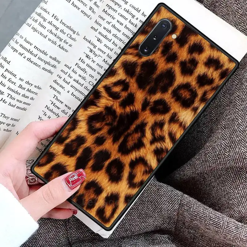 

Leopard cheetah skin print Phone Case For Samsung Galaxy S8 S9 S10 Plus S10E Note 3 4 5 6 7 8 9 10 Pro Lite cover