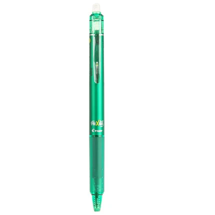1pcs green 2/4/6/12 шт./лот бренд пилота LFBK-23EF 0,5 мм стираемые гелевые ручки много цветов ручки школы и офиса письменные принадлежности - Цвет: 1pcs green