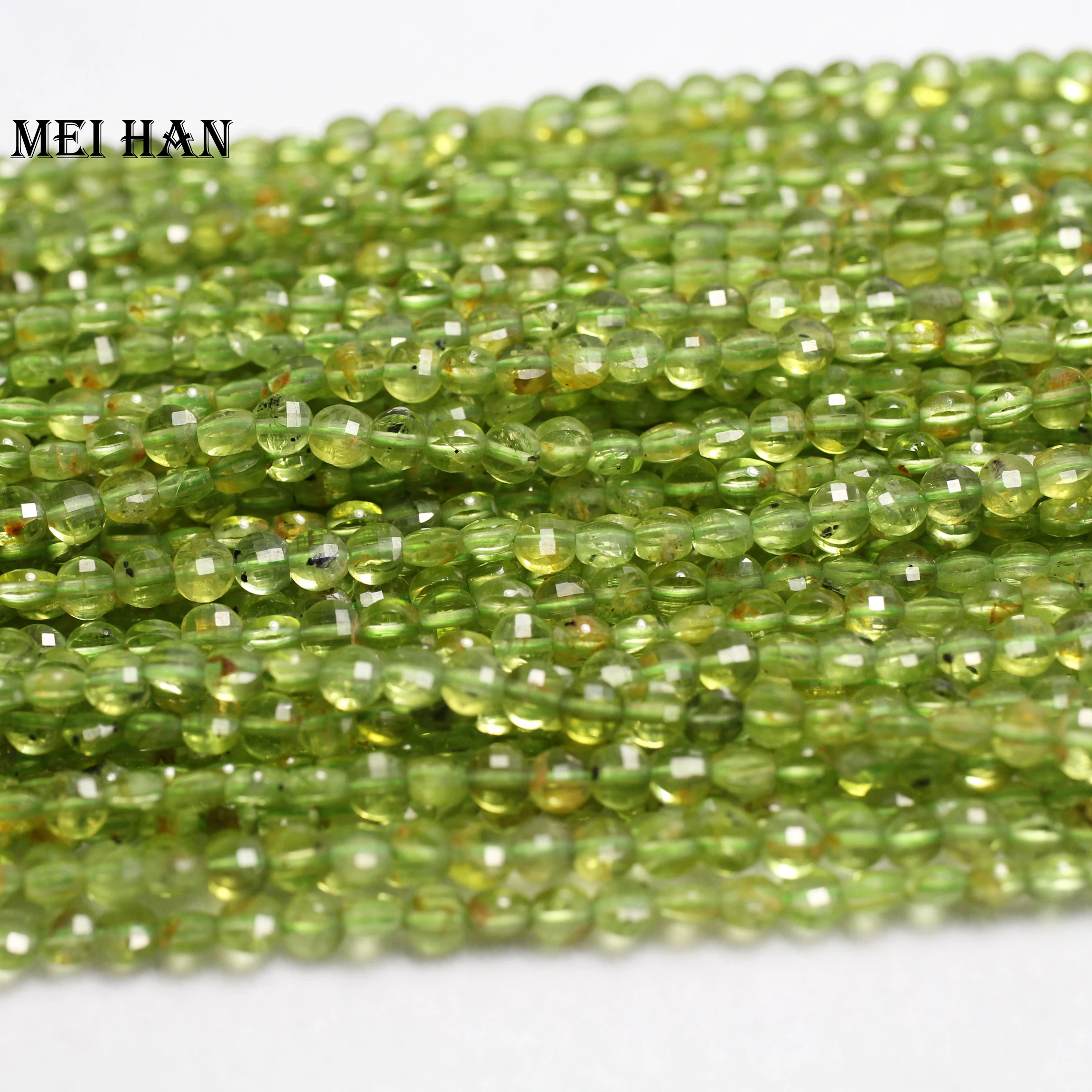 Meihan Бесплатная доставка (3 нити/набор) граненые круглые бусины 2*4 мм из