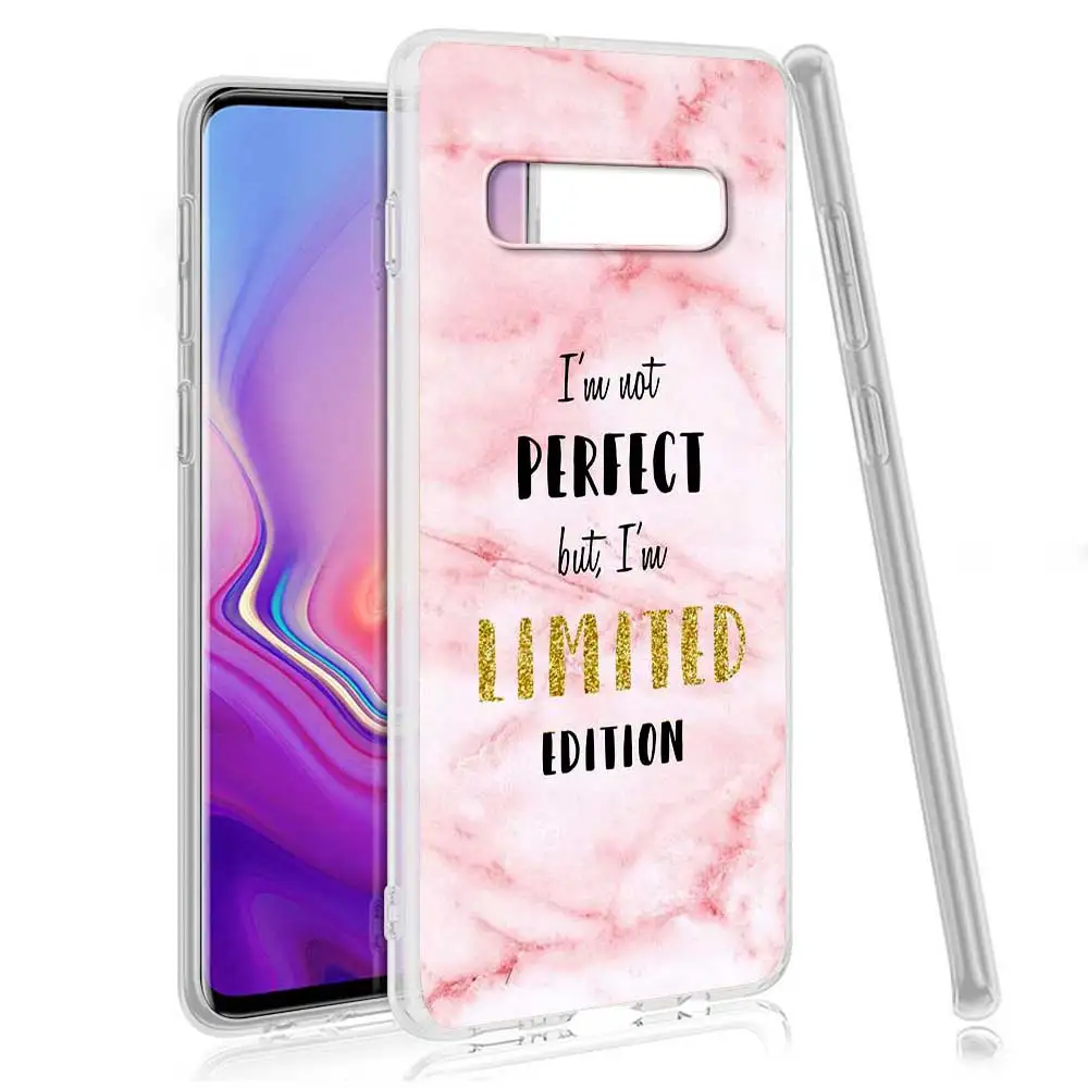Gold Rose Gitter Love Heart Phone Case for Samsung Galaxy S20 FE S21 S9 S10 Plus Note 20 Ultra 10 Lite 9 Matte Tpu Back Cover