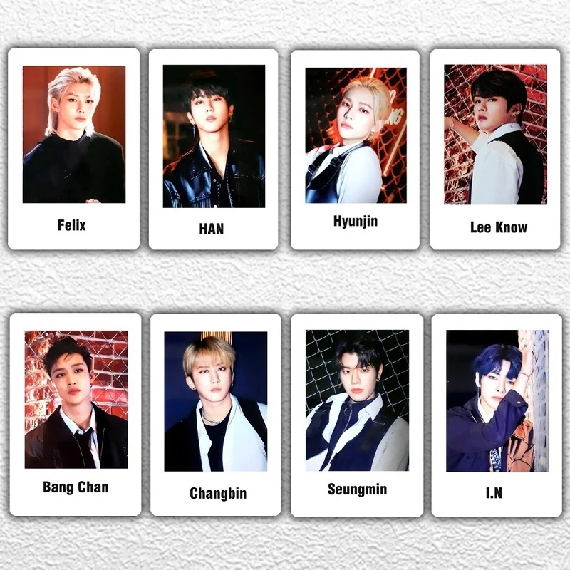 

KPOP STRAY KIDS Combination ALL IN PolaroidCard RandomCard LOMOCard GiftCard Hyunjin Peripheral New Korea Group Thank You Cards