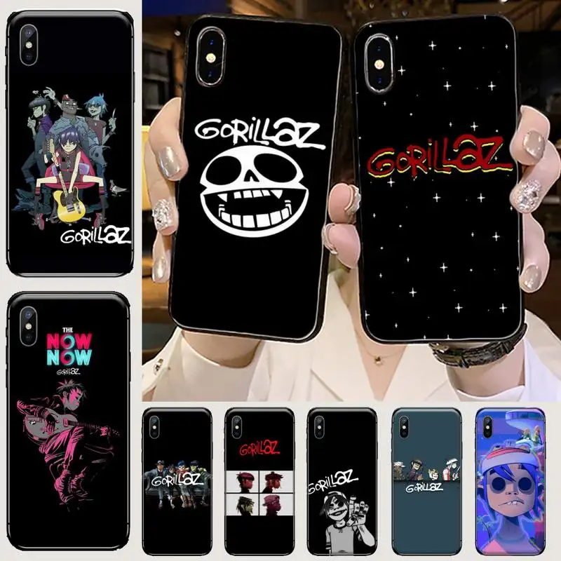Gorillaz band Новый чехол для телефона iPhone 11 12 pro XS MAX 8 7 6 6S Plus X 5S SE 2020 XR