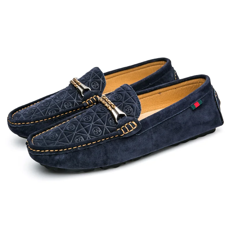 

Popular Man Casual Slip On Shoe High Quality Loafers Shoes Men Black Blue Flats Shoes For Mens Anti-Slip Men Young Casual Shoe