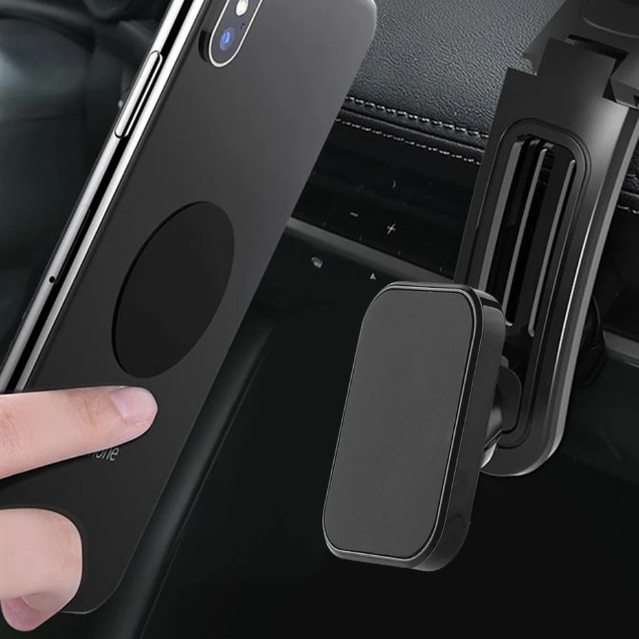 360 rotatable magnetic car phone holder car holder stand magnet dashboard car phone holder gps mobile cell mount support free global shipping