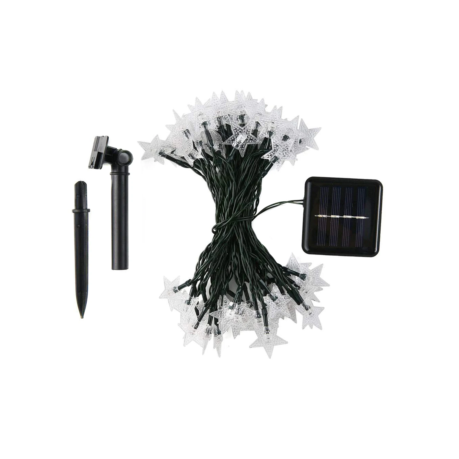 

Светодиодный Водонепроницаемый Наружное освещение на солнечной пентаграмма строка светильник пятиконечная звезда строки светильник деко...