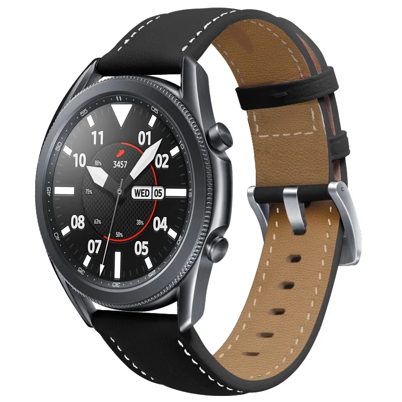 Кожаный ремешок для Samsung Gear S3 Frontier/Classic/Galaxy watch 46/3 45 мм смарт часов 22