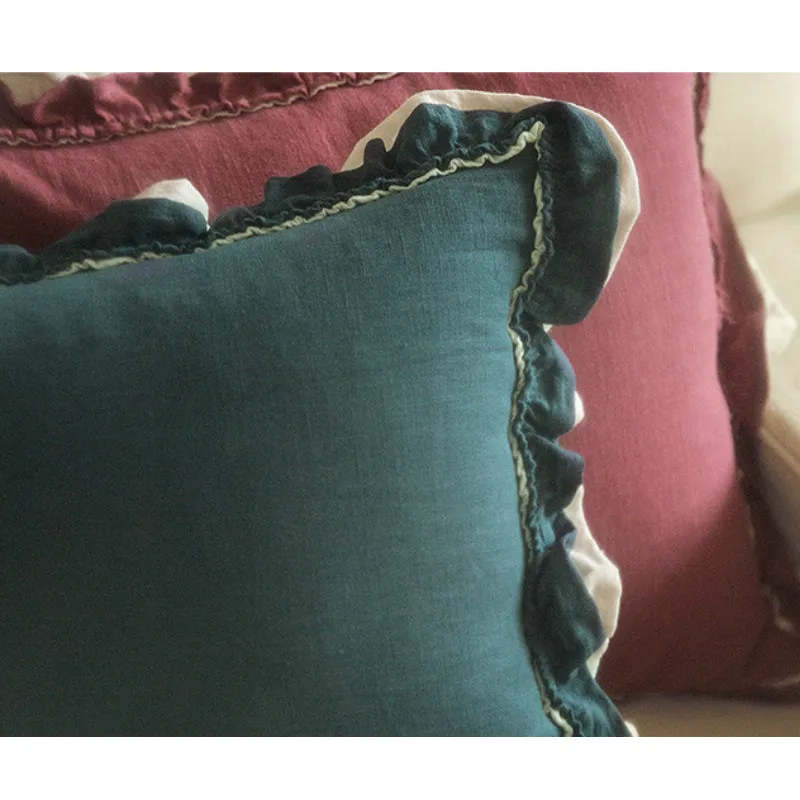 Горчичные подушки 45x45 подушка искусственная кожа декоративная наволочка для