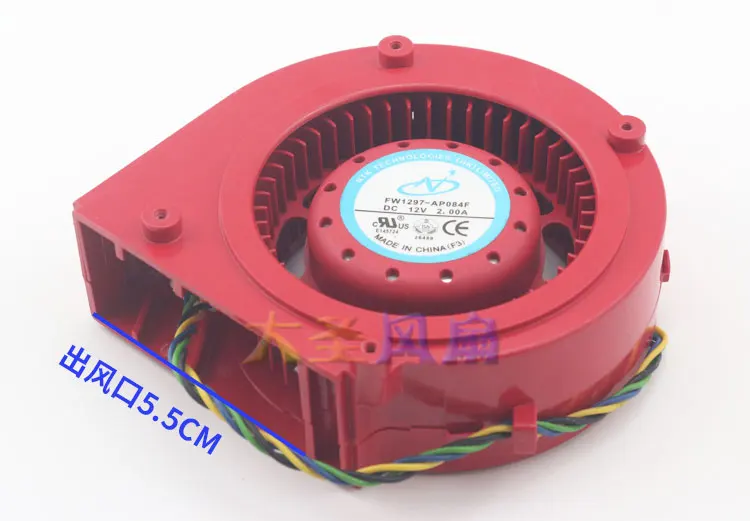 

New fw1297-ap084f DC 12V 2.0A video card turbine cooling fan