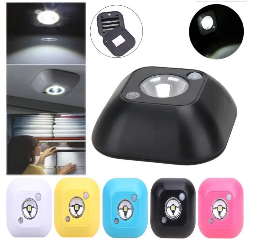 Светодиодный ночник с инфракрасным датчиком движения мини светильник настенный