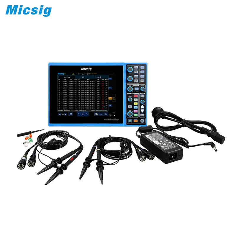 Планшетный осциллограф Micsig STO1104C Plus 100 МГц 4CH 1GSa сенсорный экран с аккумулятором