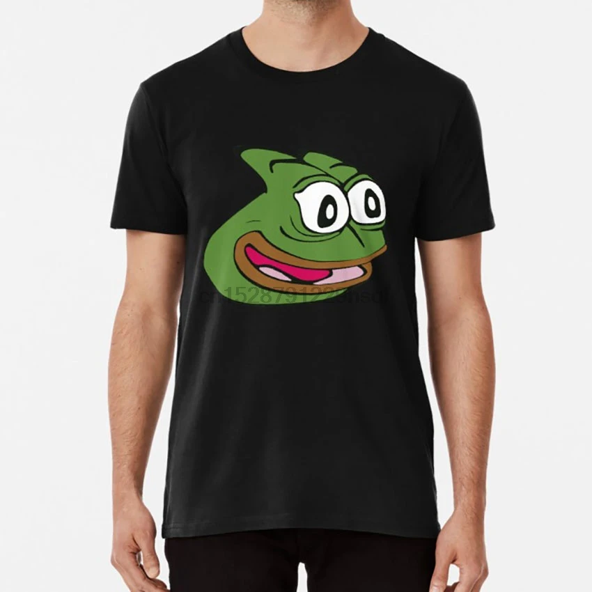 Pepega футболка с 4 головками lul pepega pepehands feelsbadman feelsgoodman omgscoots pepos pepel|Мужские футболки|