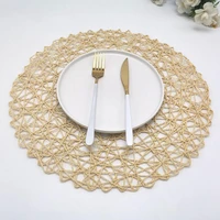 bowl mat multifunctional wear resistant paper home table decoration placemats for cafes exquisitely carved dining table elegant